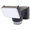 Iq America LM1801BZ Motion Security Floodlight 1600 Lumen 180 deg 70 ft detection Eave Wall Mount BZ LM1801BZ - alternate 1